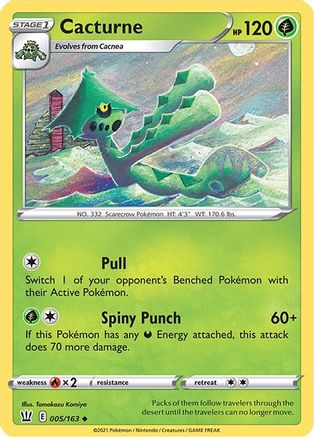 Cacturne (005/163) [SWSH05 Battle Styles] - Uncommon
