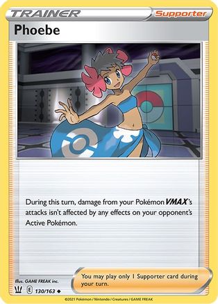 Phoebe (130/163) [SWSH05 Battle Styles] - Uncommon