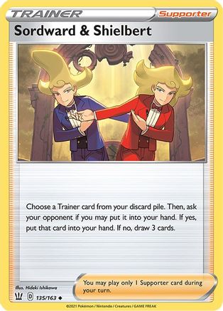 Sordward & Shielbert (135/163) [SWSH05 Battle Styles] - Uncommon