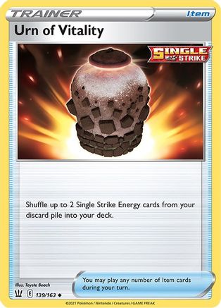 Urn of Vitality (139/163) [SWSH05 Battle Styles] Reverse Holofoil - Uncommon