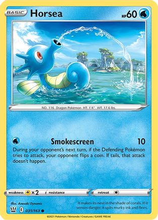 Horsea (031/163) [SWSH05 Battle Styles] Reverse Holofoil - Common