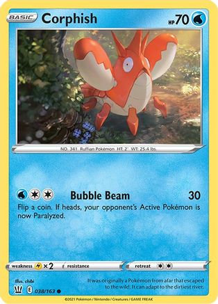 Corphish (038/163) [SWSH05 Battle Styles] - Common