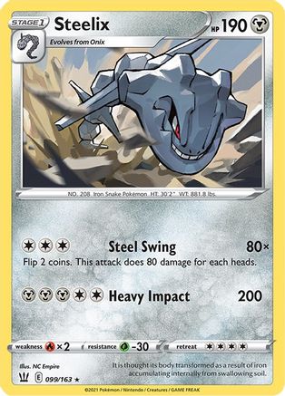 Steelix (099/163) [SWSH05 Battle Styles] Holofoil - Holo Rare