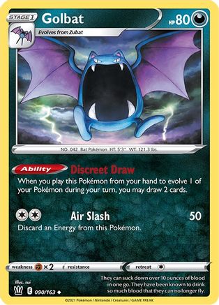 Golbat (090/163) [SWSH05 Battle Styles] Reverse Holofoil - Uncommon
