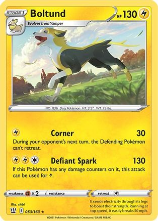 Boltund (053/163) [SWSH05 Battle Styles] Reverse Holofoil - Rare
