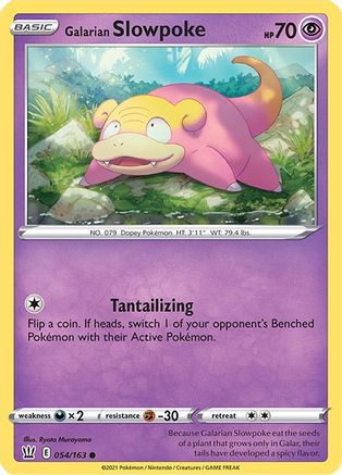 Galarian Slowpoke (054/163) [SWSH05 Battle Styles] Reverse Holofoil - Common