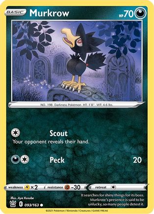 Murkrow (093/163) [SWSH05 Battle Styles] - Common