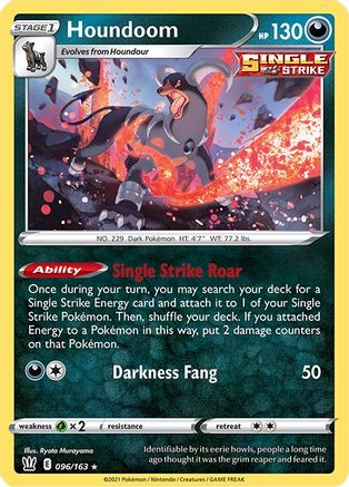 Houndoom (096/163) [SWSH05 Battle Styles] Holofoil - Holo Rare