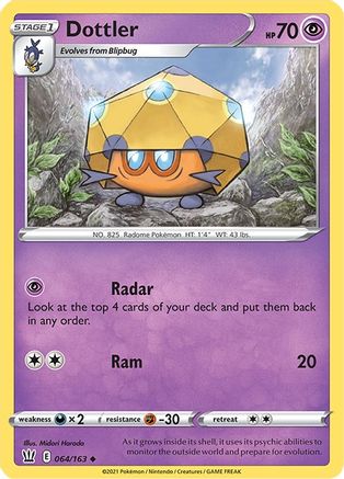 Dottler (064/163) [SWSH05 Battle Styles] - Uncommon