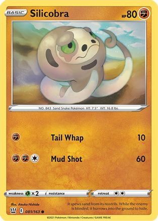 Silicobra (081/163) [SWSH05 Battle Styles] - Common
