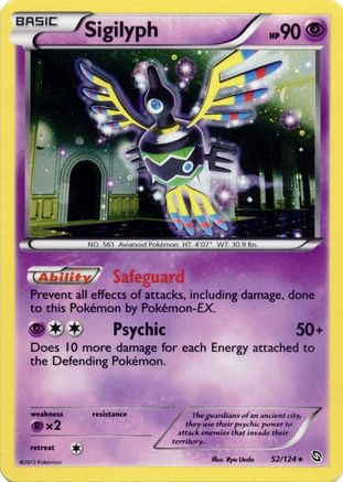 Sigilyph (Cosmos Holo) (52/124) [Blister Exclusives] Holofoil - Promo
