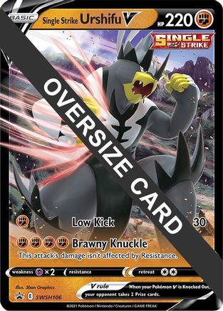 Single Strike Urshifu V - SWSH106 (SWSH106) [Jumbo Cards] Holofoil - Promo