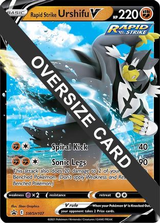 Rapid Strike Urshifu V - SWSH107 (SWSH107) [Jumbo Cards] Holofoil - Promo
