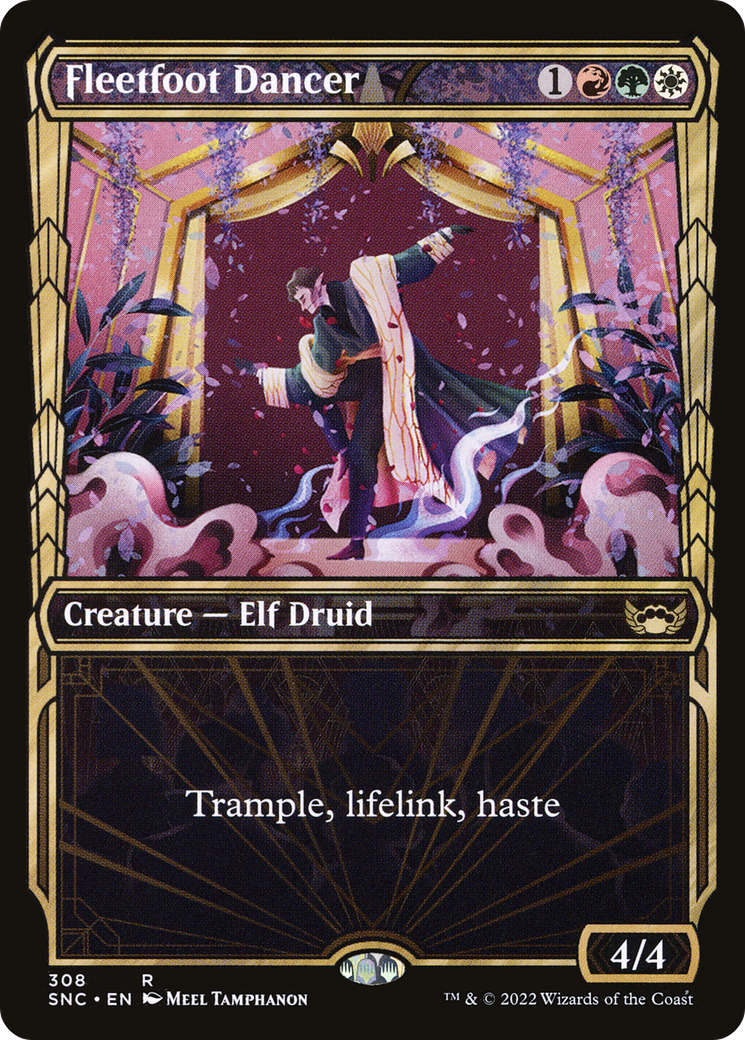 Fleetfoot Dancer (Showcase) (SNC-308) [Streets of New Capenna] Foil
