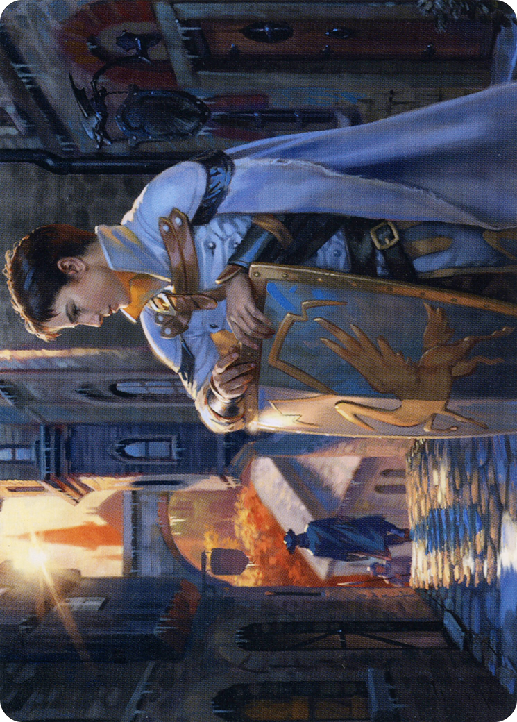 Dennick, Pious Apprentice // Dennick, Pious Apprentice (AMID-058) (Borderless) [Midnight Hunt Art Series]