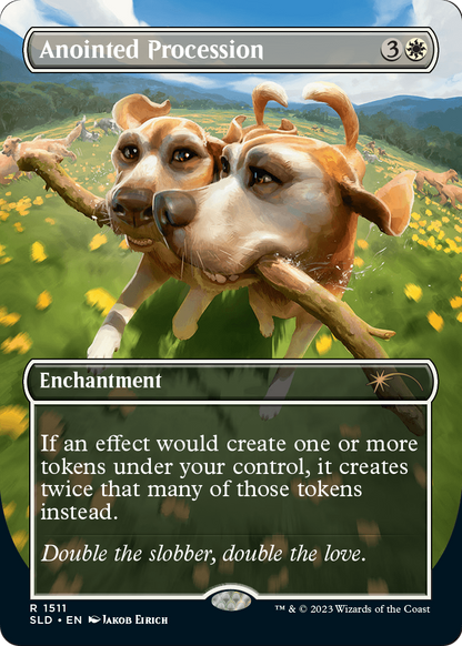 Anointed Procession (SLD-1511) (Borderless) [Secret Lair Drop] Foil