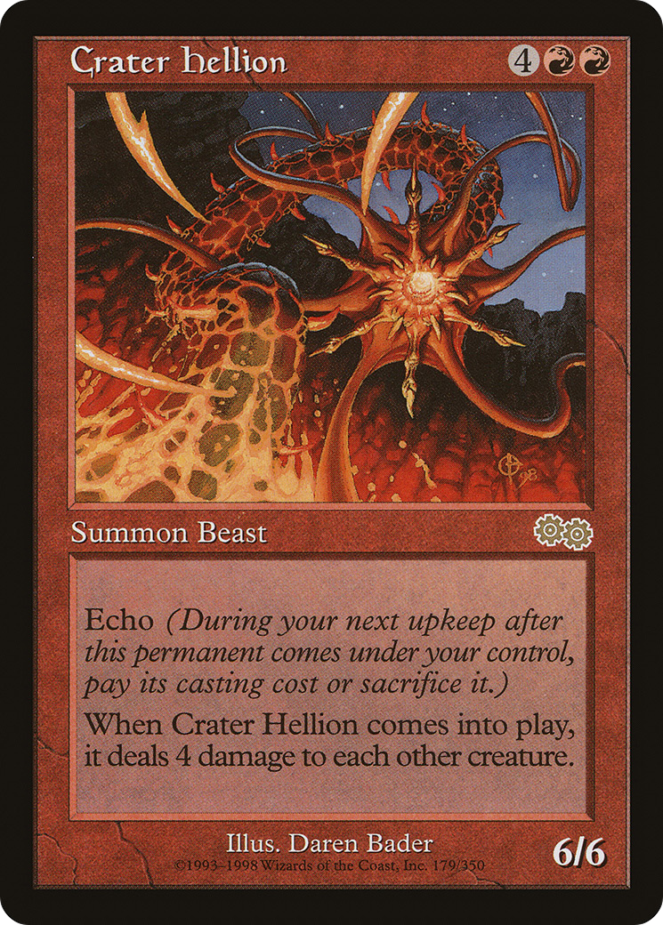 Crater Hellion (USG-179) [Urza's Saga]