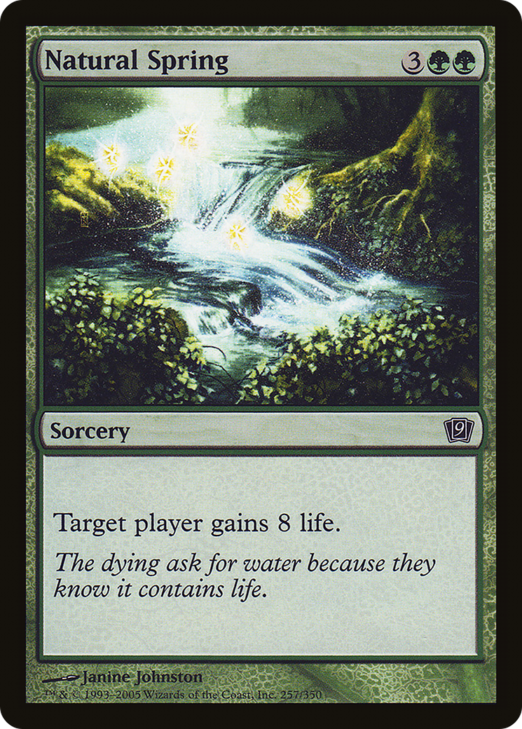 Natural Spring (9ED-257) [9th Edition]