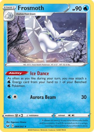 Frosmoth (Non-Holo) (64/202) [Deck Exclusives] - Rare