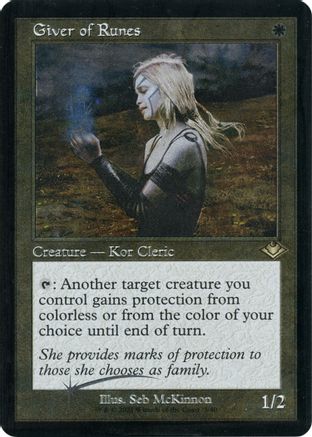 Giver of Runes (Retro Frame) (Foil Etched) (MH1-003) [Modern Horizons] Foil