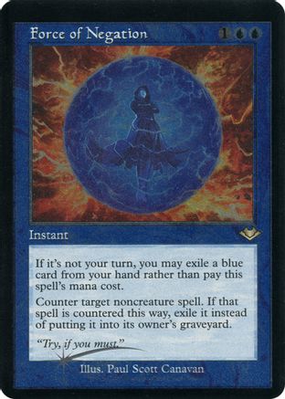 Force of Negation (Retro Frame) (Foil Etched) (MH1-009) [Modern Horizons] Foil