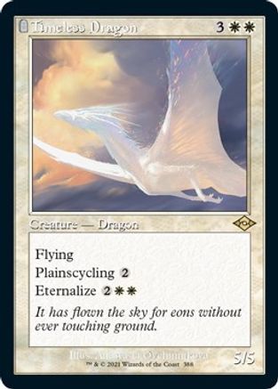 Timeless Dragon (Retro Frame) (Foil Etched) (MH2-388) [Modern Horizons 2] Foil