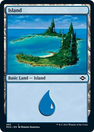 Island (MH2-483) (Foil Etched) [Modern Horizons 2] Foil
