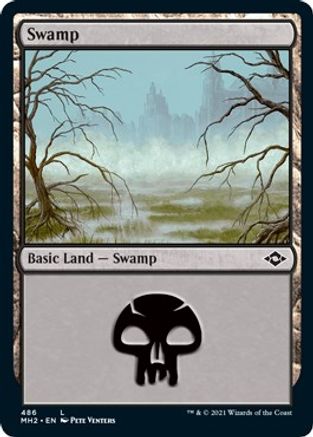 Swamp (MH2-486) (Foil Etched) [Modern Horizons 2] Foil