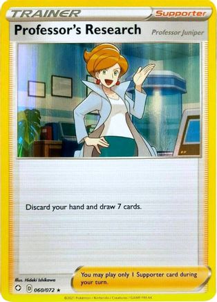 Professor's Research (Holofoil) (060/072) [Deck Exclusives] Holofoil - Holo Rare