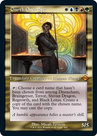Garth One-Eye (Retro Frame) (Foil Etched) (MH2-420) [Modern Horizons 2] Foil