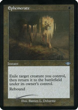 Ephemerate (Retro Frame) (Foil Etched) (MH1-001) [Modern Horizons] Foil
