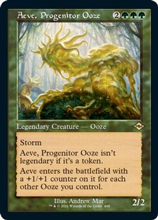 Aeve, Progenitor Ooze (Retro Frame) (Foil Etched) (MH2-409) [Modern Horizons 2] Foil