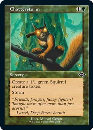 Chatterstorm (Retro Frame) (Foil Etched) (MH2-411) [Modern Horizons 2] Foil
