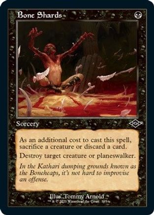 Bone Shards (Retro Frame) (Foil Etched) (MH2-395) [Modern Horizons 2] Foil