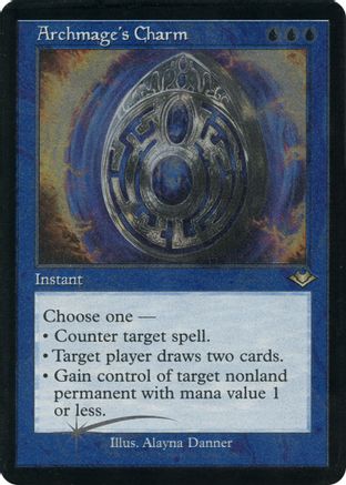 Archmage's Charm (Retro Frame) (Foil Etched) (MH1-007) [Modern Horizons] Foil