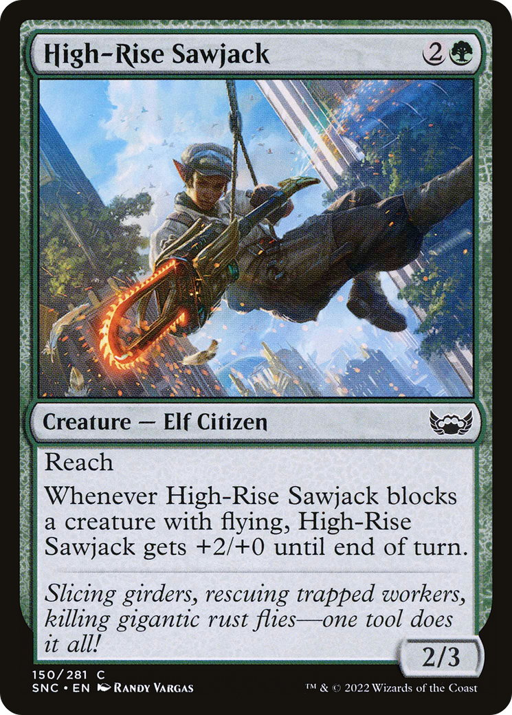 High-Rise Sawjack (SNC-150) [Streets of New Capenna] Foil