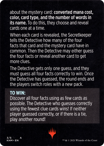 Booster Sleuth // Booster Sleuth (cont'd) (MKHM-003) [Kaldheim Minigames]