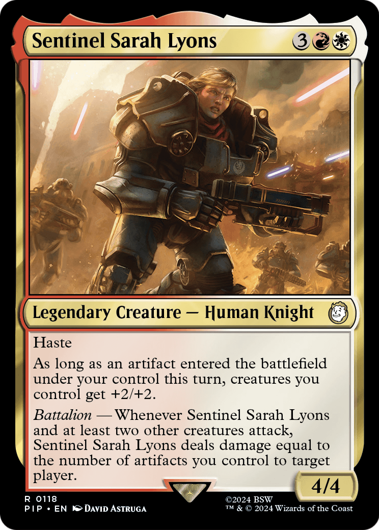 Sentinel Sarah Lyons (PIP-118) [Fallout]