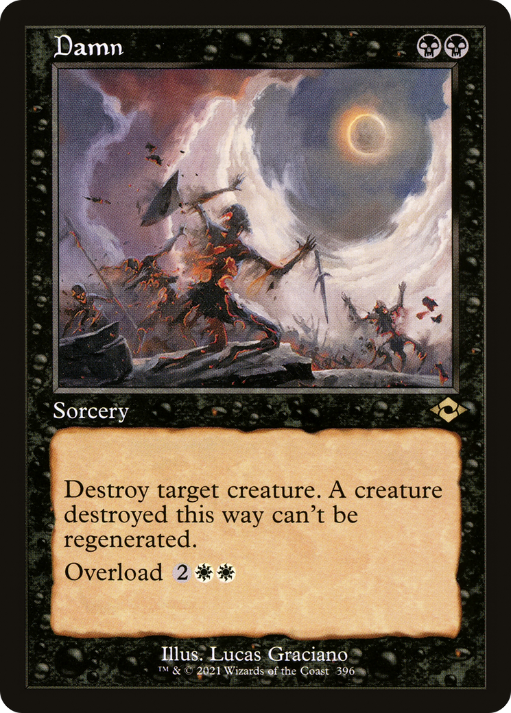 Damn (Retro Frame) (MH2-396) [Modern Horizons 2] Etched Foil