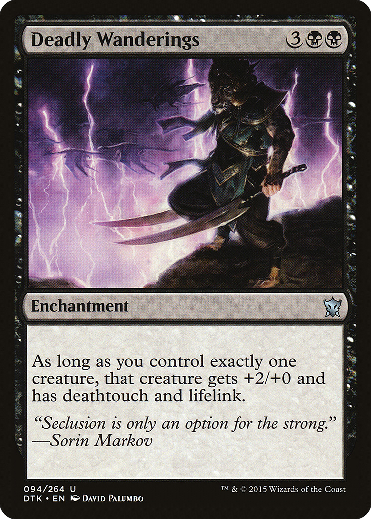 Deadly Wanderings (DTK-094) [Dragons of Tarkir]