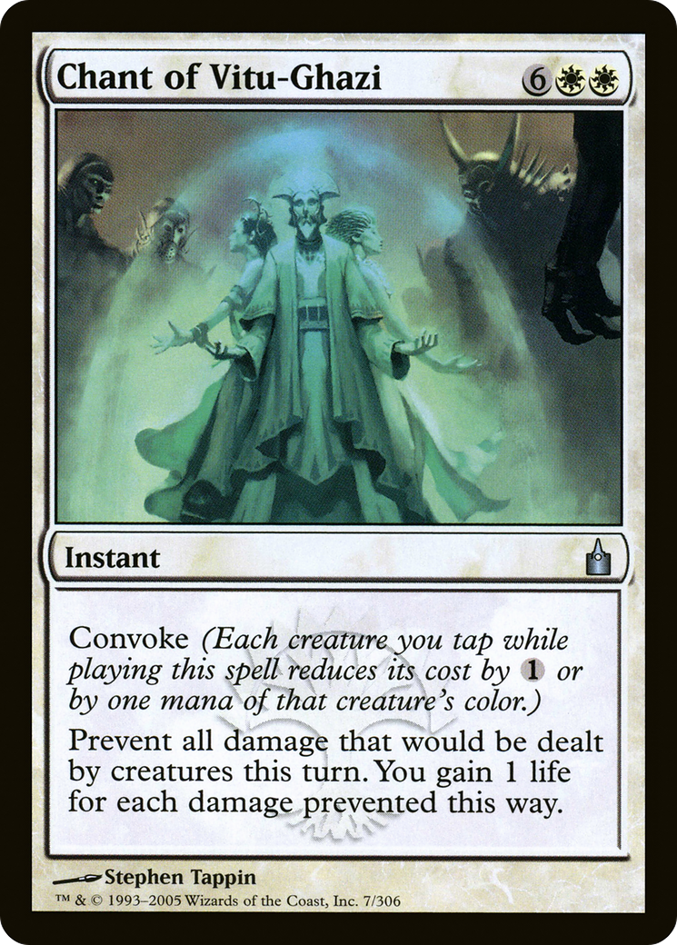 Chant of Vitu-Ghazi (RAV-007) [Ravnica: City of Guilds] Foil