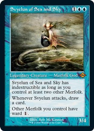 Svyelun of Sea and Sky (Retro Frame) (Foil Etched) (MH2-393) [Modern Horizons 2] Foil