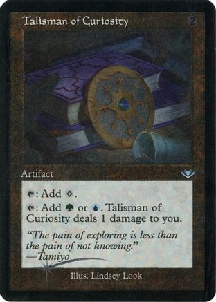 Talisman of Curiosity (Retro Frame) (Foil Etched) (MH1-035) [Modern Horizons] Foil