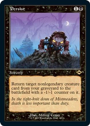 Persist (Retro Frame) (Foil Etched) (MH2-400) [Modern Horizons 2] Foil