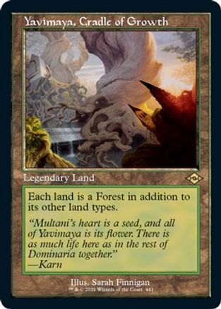 Yavimaya, Cradle of Growth (Retro Frame) (Foil Etched) (MH2-441) [Modern Horizons 2] Foil