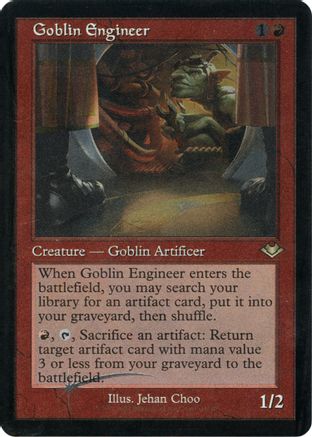 Goblin Engineer (Retro Frame) (Foil Etched) (MH1-016) [Modern Horizons] Foil