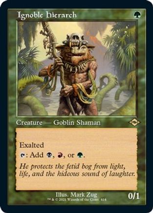 Ignoble Hierarch (Retro Frame) (Foil Etched) (MH2-414) [Modern Horizons 2] Foil