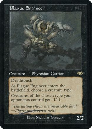 Plague Engineer (Retro Frame) (Foil Etched) (MH1-014) [Modern Horizons] Foil