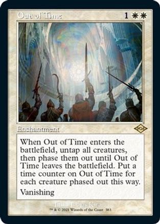 Out of Time (Retro Frame) (Foil Etched) (MH2-383) [Modern Horizons 2] Foil
