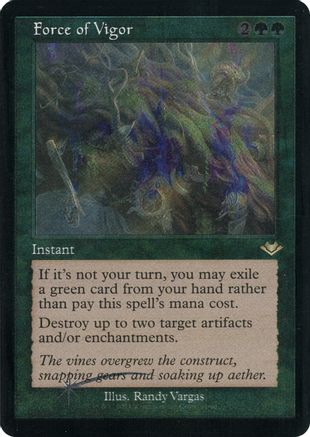 Force of Vigor (Retro Frame) (Foil Etched) (MH1-021) [Modern Horizons] Foil